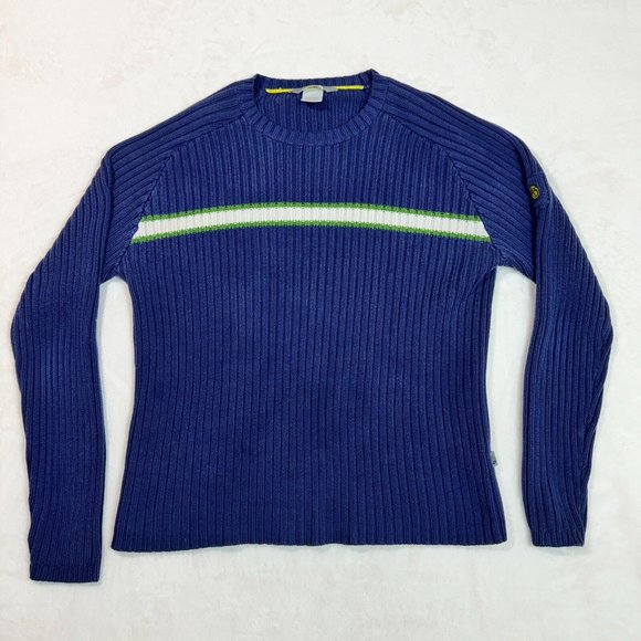 THE NORTH FACE A5 Series Men's L Vintage 90s Ribbed Knit Crewneck Winter Sweater - Picture 1 of 11